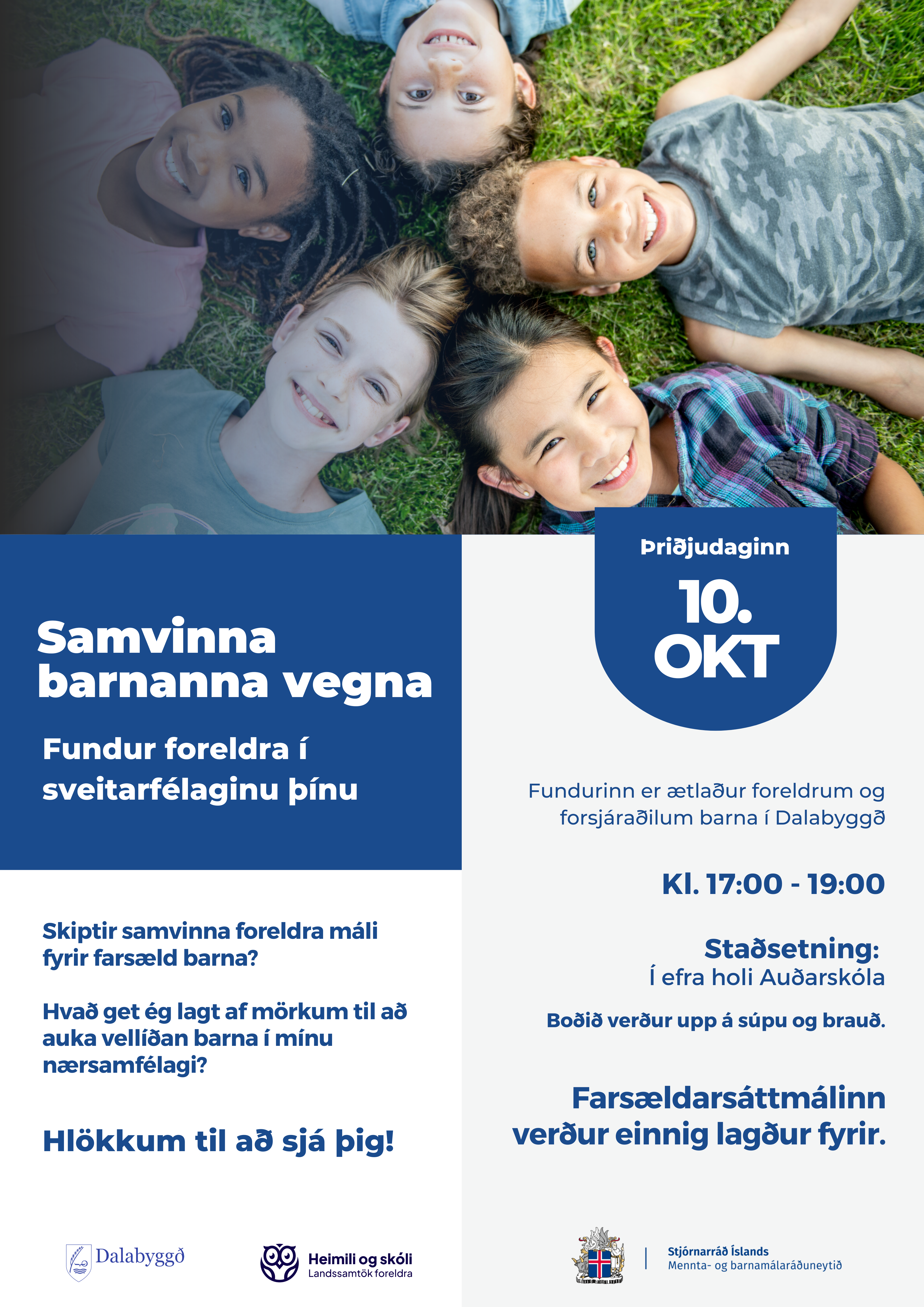 Aðalmynd fyrir “Samvinna barnanna vegna – fundur 18. október”