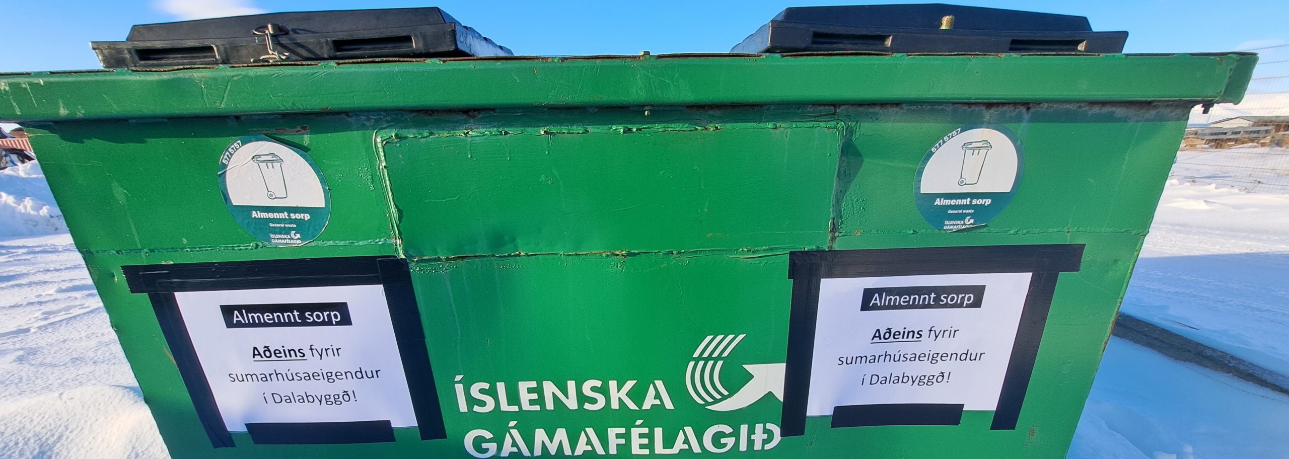 Aðalmynd fyrir “Gámur fyrir frístundahús við söfnunarstöð í Búðardal”