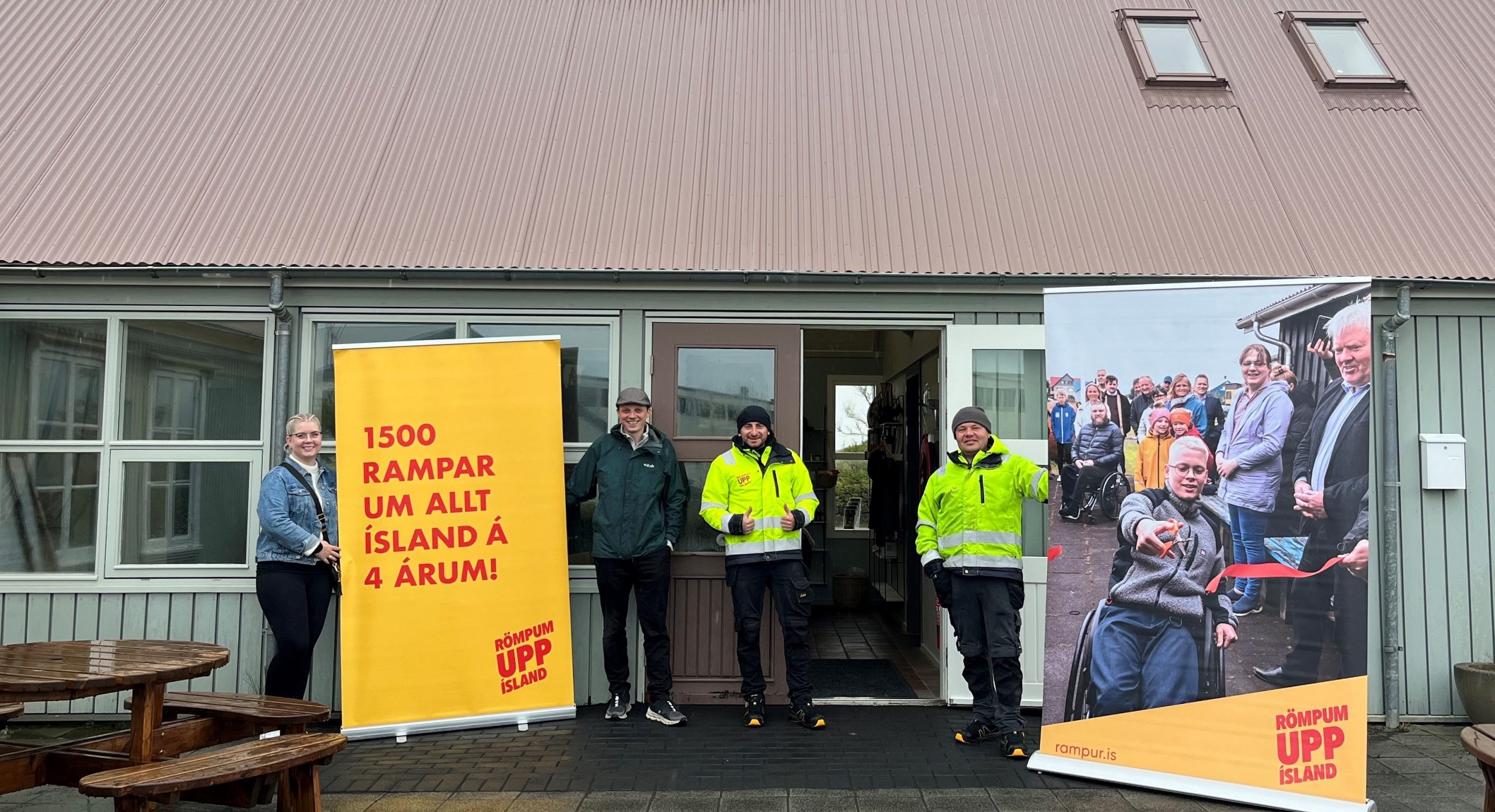 Aðalmynd fyrir “Römpum upp Ísland: Þrír rampar settir upp í Búðardal”