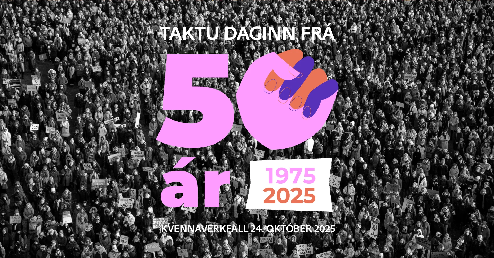 Aðalmynd fyrir “Kvennaverkfall 2025 – Kvennaár”