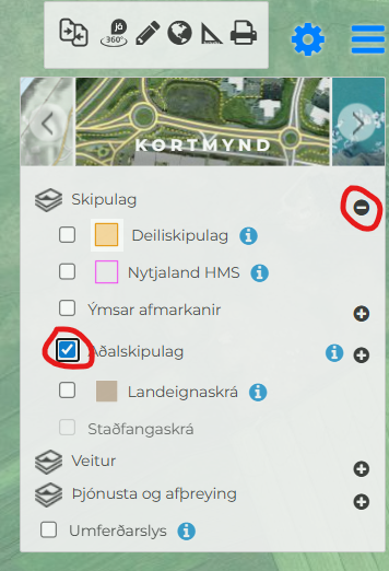 Map Skipulag Gildandi skipulag - Dalabyggð